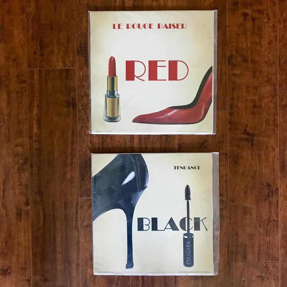 E. Serine Make-up Prints (ft. Mascara & Lipstick)